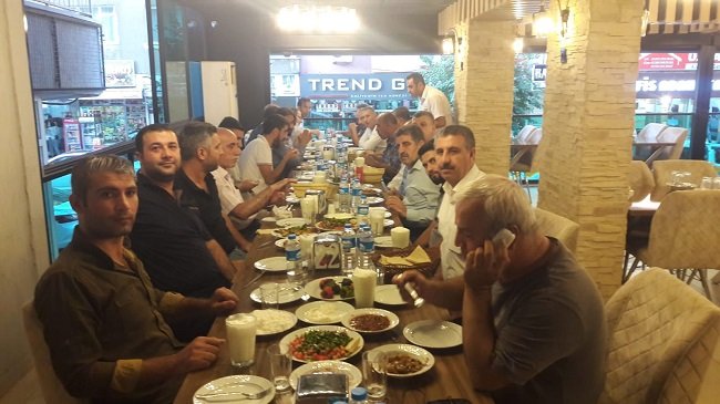 Anadolu Sağlık-Sen Diyarbakır İl Teşkilatı Sağlıkçılarla Yemekte Buluştu.